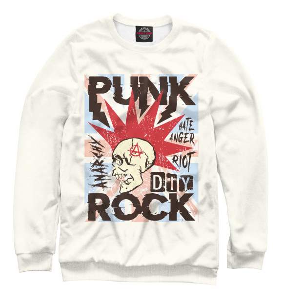 Свитшот Punk Rock для девочек 