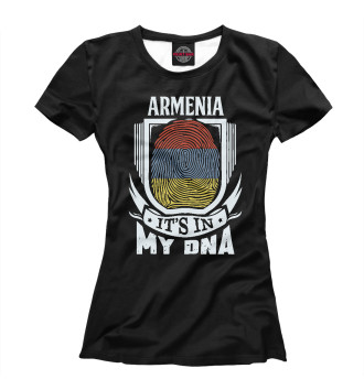 Женская Футболка Армения в ДНК
