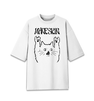 Хлопковая футболка оверсайз Maneskin - Rock Cat