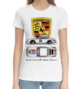 Хлопковая футболка Porsche 911 Carrera