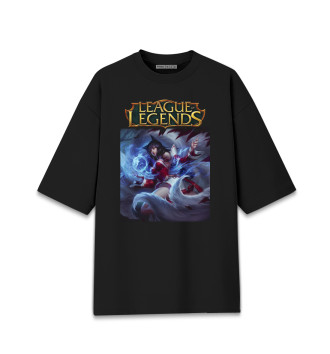 Хлопковая футболка оверсайз League of legends