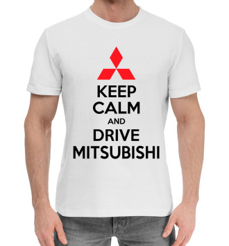 Хлопковая футболка Будь спок и води Mitsubishi