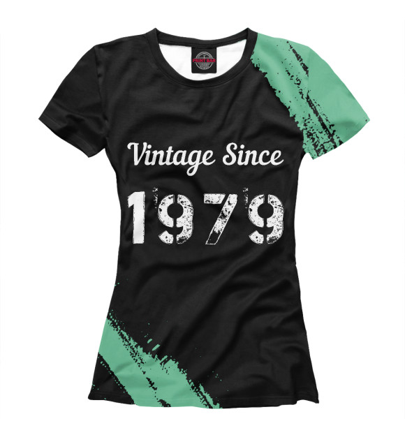 Футболка Vintage Since 1979 для девочек 