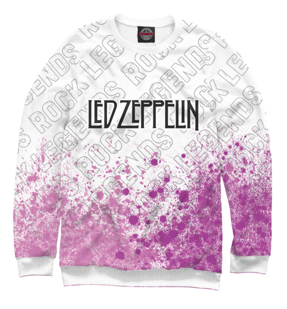 Свитшот Led Zeppelin Rock Legends (purple) для девочек 