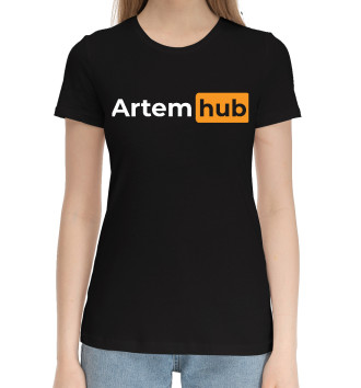 Хлопковая футболка Artem / Hub