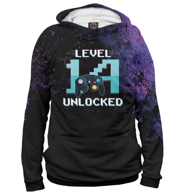 Худи Level 14 Unlocked Gamer для девочек 