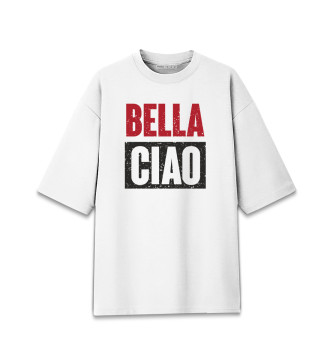 Мужская Хлопковая футболка оверсайз Bella Ciao