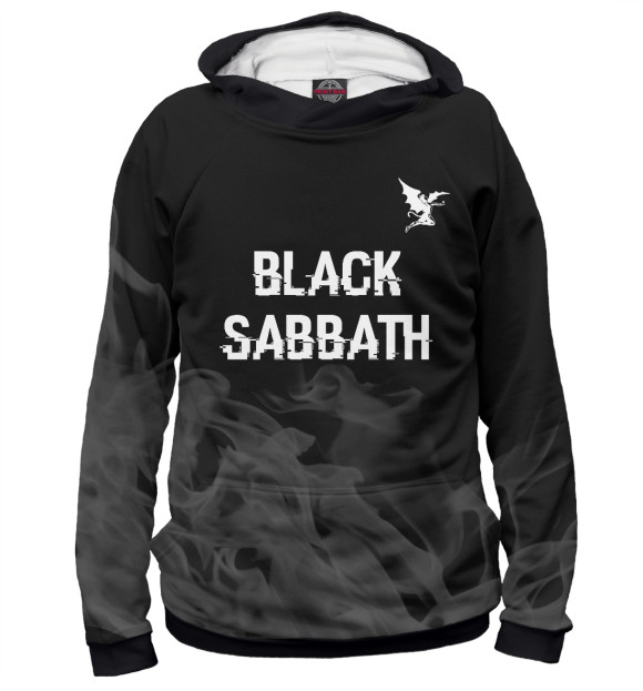 Худи Black Sabbath Glitch Black для мальчиков 