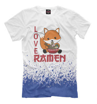 Футболка для мальчиков Love Ramen Cute Fox