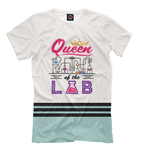 Футболка Queen of the Lab Laboratory для мальчиков 