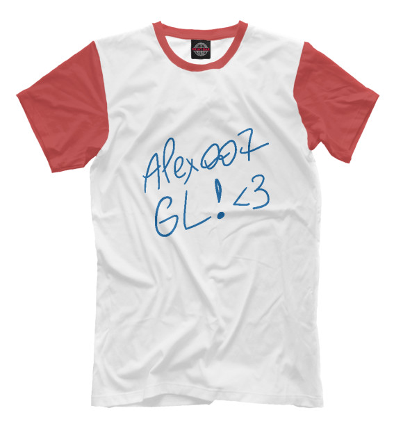 Футболка ALEX007: GL (red) для мальчиков 