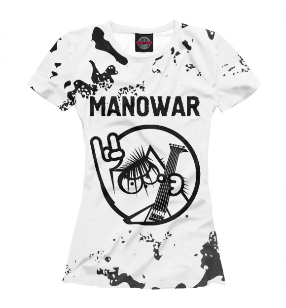 Футболка Manowar / Кот для девочек 