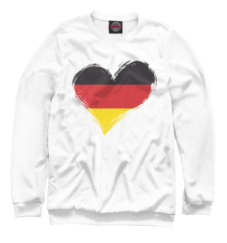Свитшот для девочек Сердце Германии (флаг)