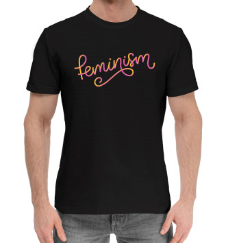 Хлопковая футболка Feminism