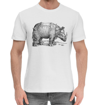 Хлопковая футболка Носорог Дюрера