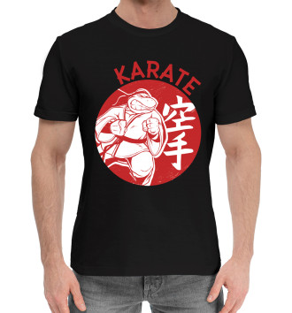 Мужская Хлопковая футболка Karate