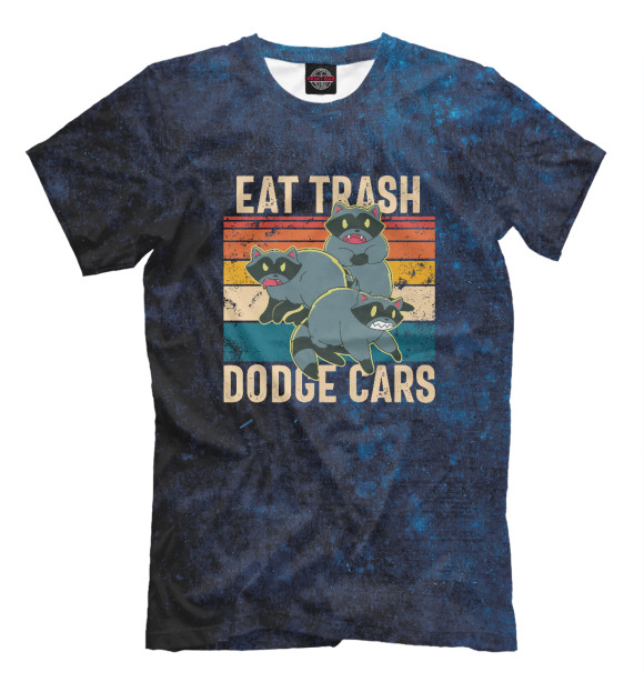 Футболка Eat Trash Dodge Cars для мальчиков 