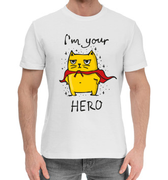 Хлопковая футболка I fm your hero