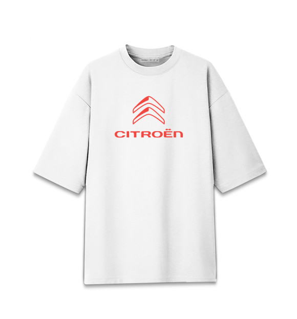 Мужская Хлопковая футболка оверсайз Citroen
