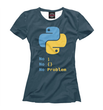 Футболка Python No Problem