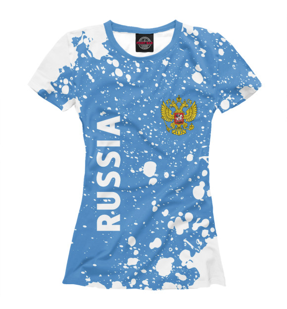 Футболка Russia / Россия для девочек 