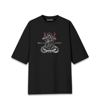 Женская Хлопковая футболка оверсайз Watain