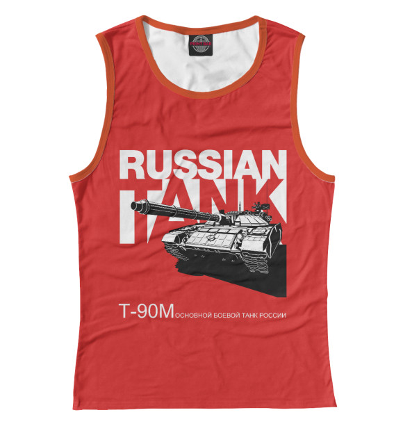 Майка Russian Tank T-90M для девочек 