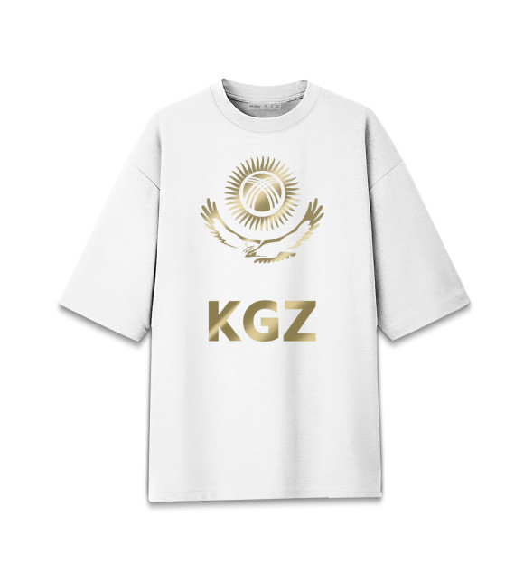 Женская Хлопковая футболка оверсайз Киргизия
