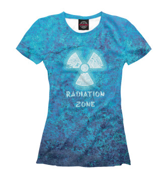 Женская Футболка Radiation Zone