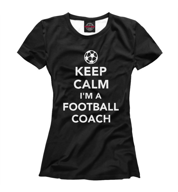 Женская Футболка Футбольный тренер