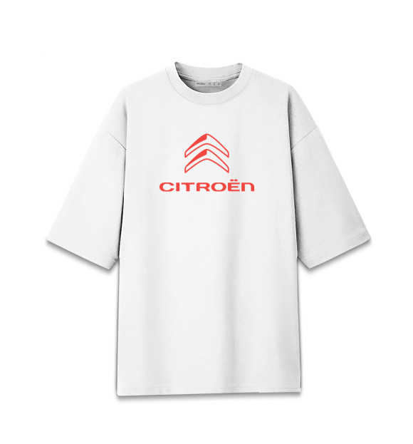 Женская Хлопковая футболка оверсайз Citroen
