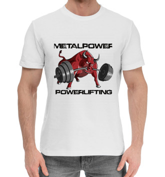 Мужская Хлопковая футболка Powerlifting