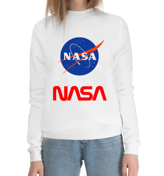 Женский Хлопковый свитшот NASA