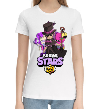 Женская Хлопковая футболка Brawl Stars, Mortis