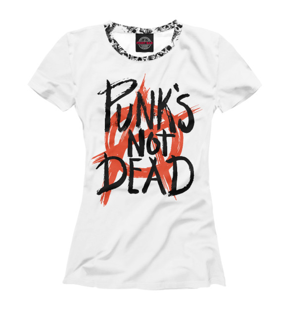 Футболка Punk’s Not Dead для девочек 