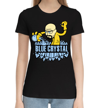 Хлопковая футболка Blue crystal