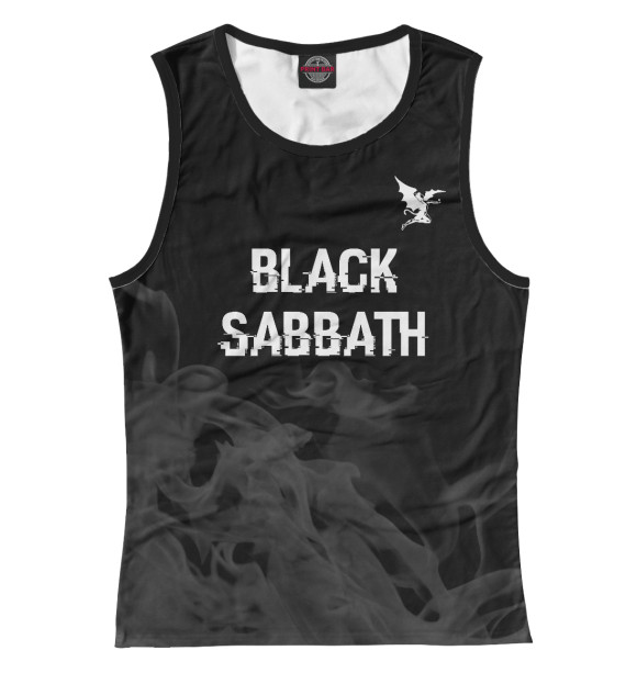 Майка Black Sabbath Glitch Black для девочек 