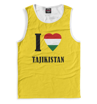 Майка для мальчиков I love Tajikistan
