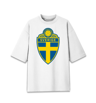 Хлопковая футболка оверсайз Сборная Швеции