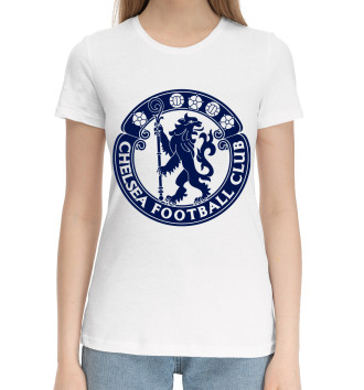 Женская Хлопковая футболка Челси