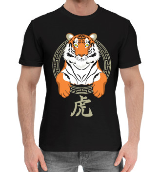 Хлопковая футболка Китайский тигр