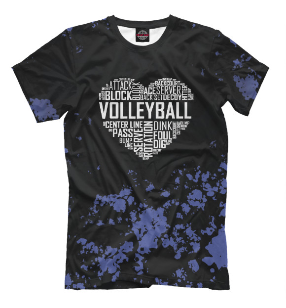 Футболка Volleyball  Heart для мальчиков 