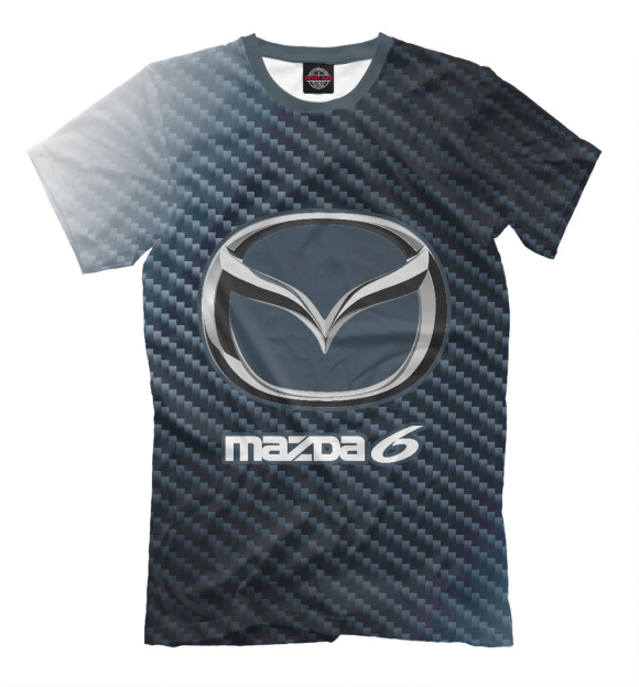 Футболка Mazda 6 - Карбон для мальчиков 