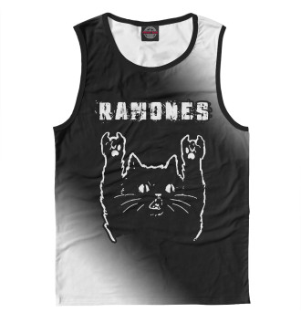 Майка для мальчиков Ramones + Рок Кот