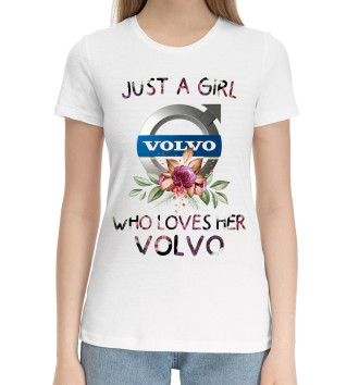 Хлопковая футболка Volvo