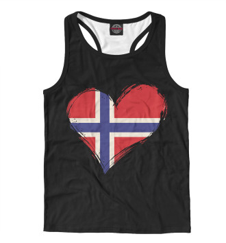 Мужская Борцовка Сердце Норвегии (флаг)