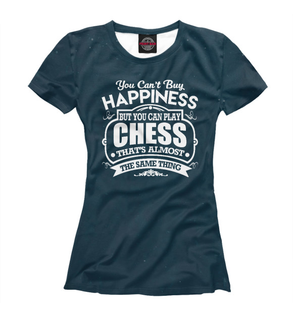 Футболка You happiness Chess для девочек 