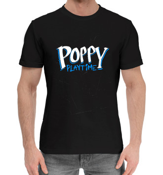 Мужская Хлопковая футболка Poppy Playtime - Потертости