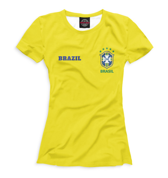 Женская Футболка Сборная Бразилии