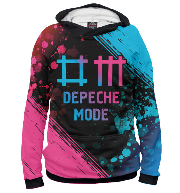 Худи Depeche Mode Neon Gradient (colors) для девочек 
